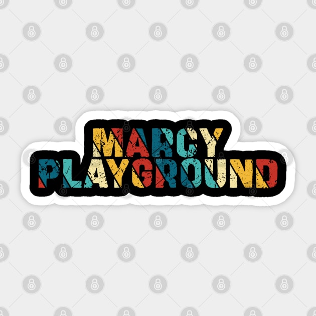 Retro Color - Marcy Playground Sticker by Arestration